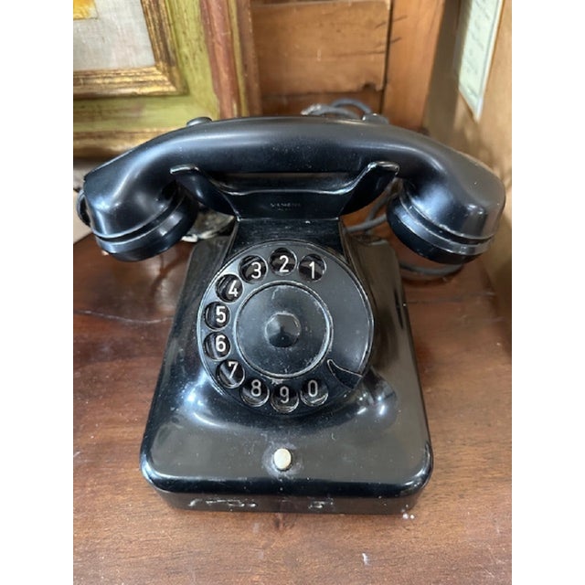 Bakelite Rotary Telephone from Siemens, 1950s For Sale - Image 11 of 11