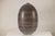 Large Artisan Ceramic Vase with Fine Linear Decoration in Brown and Cream For Sale - Image 13 of 16