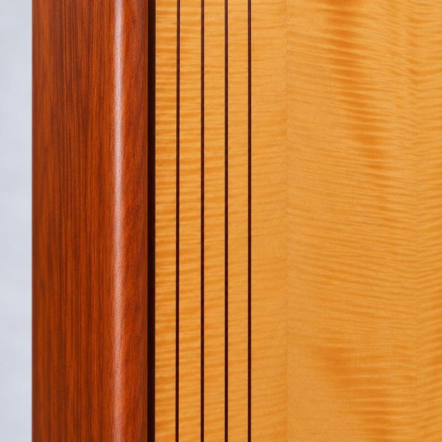 Metal Vintage 4-Door Wardrobe, 1960s For Sale - Image 7 of 8
