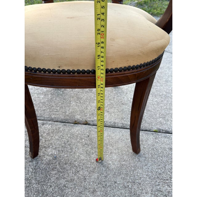 Wood Mid 20th Century Vintage Italian Hand Carved Grotto Chair For Sale - Image 7 of 10