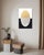 Contemporary Rebecca Koury "Tapestry of Mutuality" Gold Black White Contemporary Abstract Painting, Acrylic and Mixed Media on Canvas, Carmel California Art For Sale - Image 3 of 4