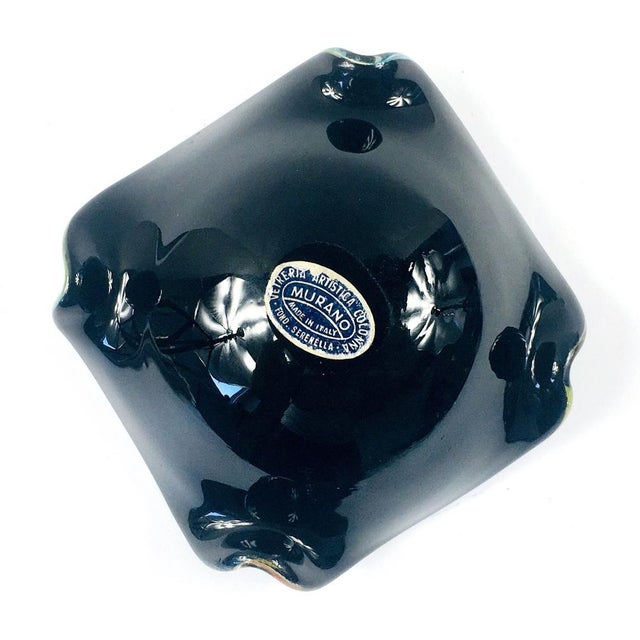 Blue Tutti Frutti Murano Glass Bowl by Dino Martens, Italy, 1950s For Sale - Image 8 of 10