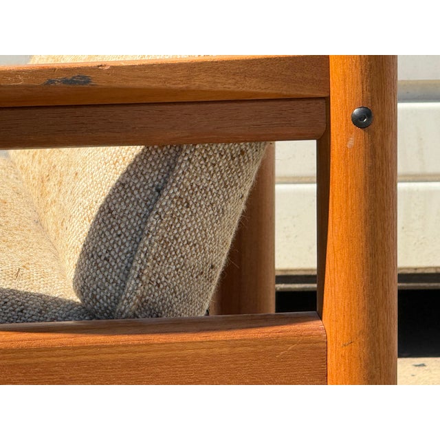 Mid-Century Danish Modern Domino Mobler Tufted Teak Lounge Chair For Sale - Image 11 of 11