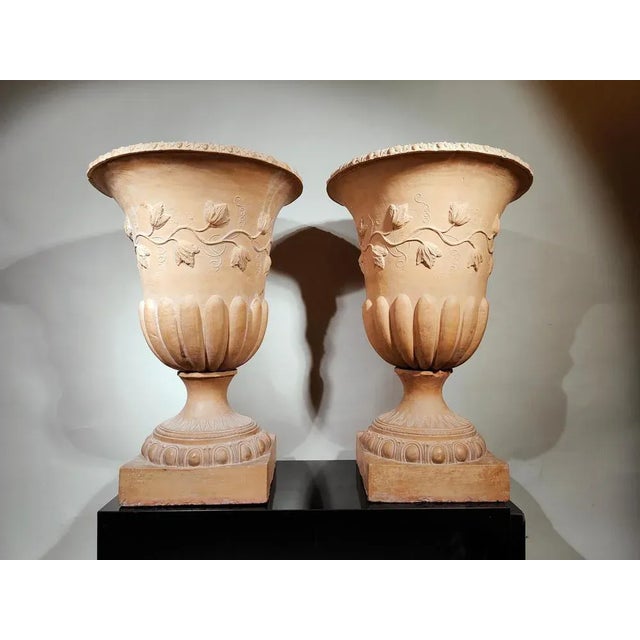 Antique Terracotta Cups, 1846, Set of 2 For Sale - Image 4 of 12