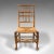 Mid 19th Century 1850s Pair of Antique Victorian English Spindleback Rush Chairs For Sale - Image 5 of 13