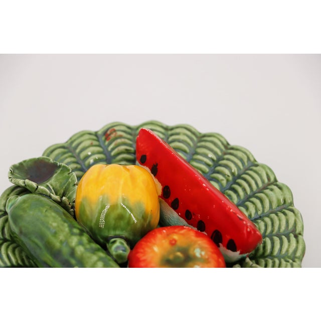 Trompe l'Oeil Antique Portuguese Plate For Sale - Image 11 of 13