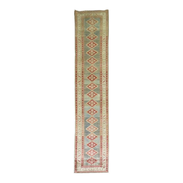 Antique Zabihi Collection Persian Malayer Runner - 3'2" x 15'4" For Sale