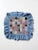 Vintage Yo-Yo Quilted Pillow Cover For Sale - Image 9 of 9
