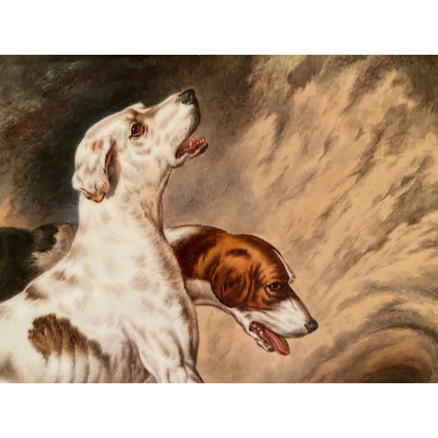 Pair of Berlin Porcelain Plaques 19th Century of Animals in Highland Settings For Sale - Image 4 of 12