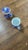 Chinese Vintage Chinese Blue Porcelain Lidded Dragon Tea Cups - a Pair For Sale - Image 3 of 5