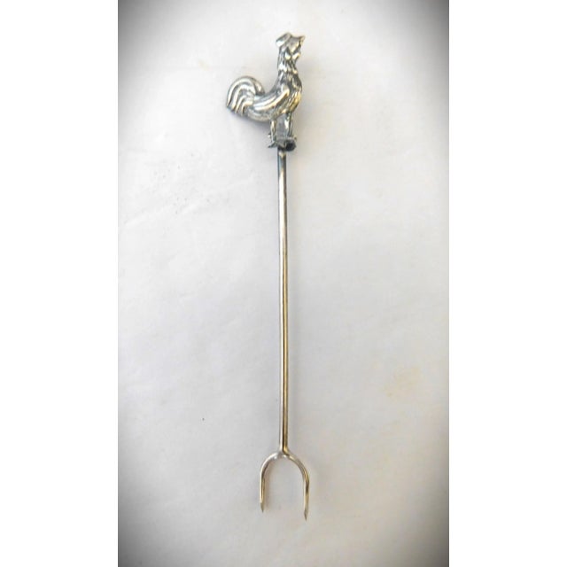 English Sterling Vintage Assorted Home-Themed Appetizer Forks, Set of Eight, MCM For Sale In New York - Image 6 of 11