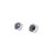 Contemporary 5.92 Carat Black Diamond White Diamond 14 Karat White Gold Stud Earrings, A Pair For Sale - Image 3 of 7