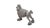Metal Late 20th Century Magrino Italian Silver Overlay Poodle Figurine For Sale - Image 7 of 10