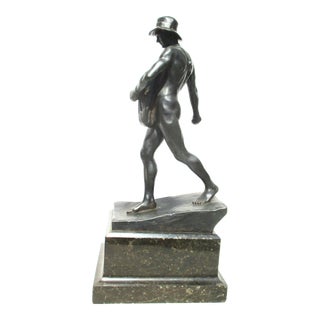 Georg Meyer-Steglitz Bronze Figure of a Sower, Circa 1880 For Sale