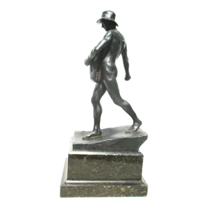 Georg Meyer-Steglitz Bronze Figure of a Sower, Circa 1880