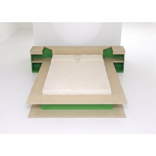 Geometric Double Bed by Dario Nasuti For Sale - Image 9 of 9