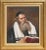Religious Rabbi, Unknown Artist Oil on Wood, Signed 'g. Domay' Lower Right For Sale - Image 3 of 3