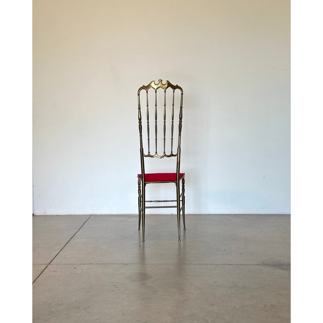 Vintage Brass Chair, 1950s For Sale - Image 4 of 13