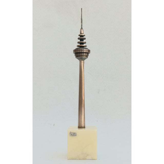 Metal Spanish Torrespaña Pirulí Tower Antenna Figure, 1980s For Sale - Image 7 of 7