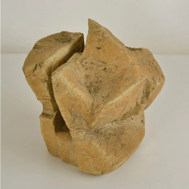 Brian Blow, Abstract Sand Colored Sculpture, 1970s, Ceramic For Sale - Image 4 of 12