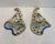 Pair of 1920s French Faience Wall Pockets For Sale - Image 4 of 10