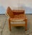 Ikea 1980s Tan Leather "Irevik" Armchair and Ottoman Designed by Sture Eng and Kjell Nordin for Ikea For Sale - Image 4 of 17
