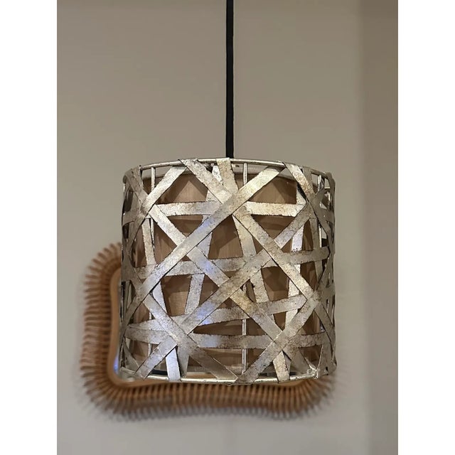 Vintage Brutalist Postmodern Ceiling Pendants -Set of 3 For Sale - Image 13 of 13