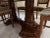 Eddi Rose Collection Burl Wood Oval Dining Table With Inlaid Detail & 6 Chairs - Set of 8 For Sale - Image 9 of 11