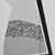 Italian Postmodern Screen-Printed Black Glass Mirror, 1980s For Sale - Image 9 of 10