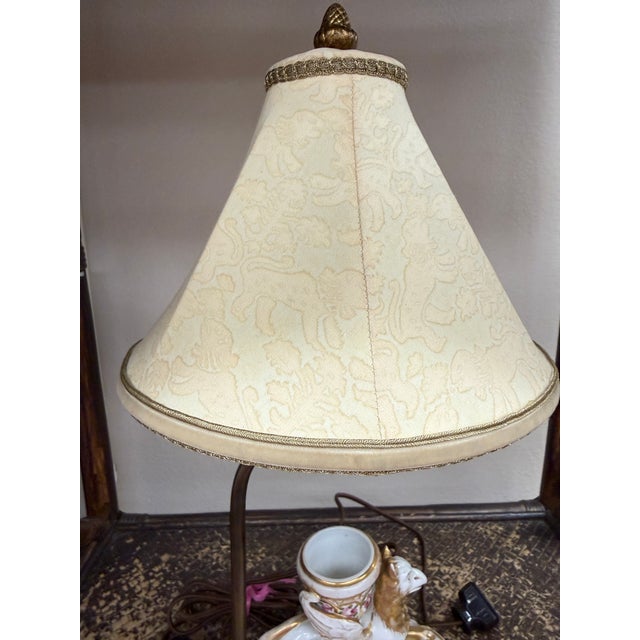 Small Vintage Italian Agostinelli Griffin Lamp, Early 20th C For Sale In Orlando - Image 6 of 7
