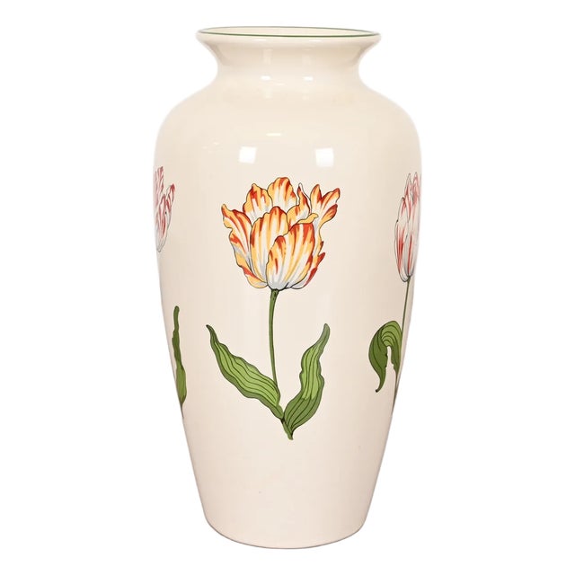 Tiffany & Co. "Tiffany Tulips" Porcelain Vase For Sale