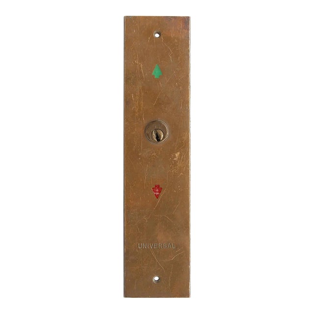 Mid 20th Century Universal Elevator Floor Indicator Plate For Sale