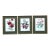 Vintage Botanical Floral Prints in Gilt Frames - Set of 3 For Sale