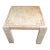 1980s Postmodern Tessellated Stone & Brass Side Table - Maitland-Smith / Casa Bique Style For Sale