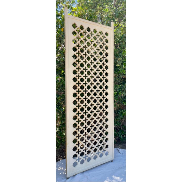 MidCentury Modern WallHeight Room Divider Panel Chairish