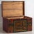 Antique Chinese Storage Trunk with Chairman Mao Paintind, 1900s For Sale - Image 14 of 14