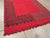 Scarlet Mid-20th Century Handmade Turkish Flatweave Kilim Accent Rug For Sale - Image 8 of 10