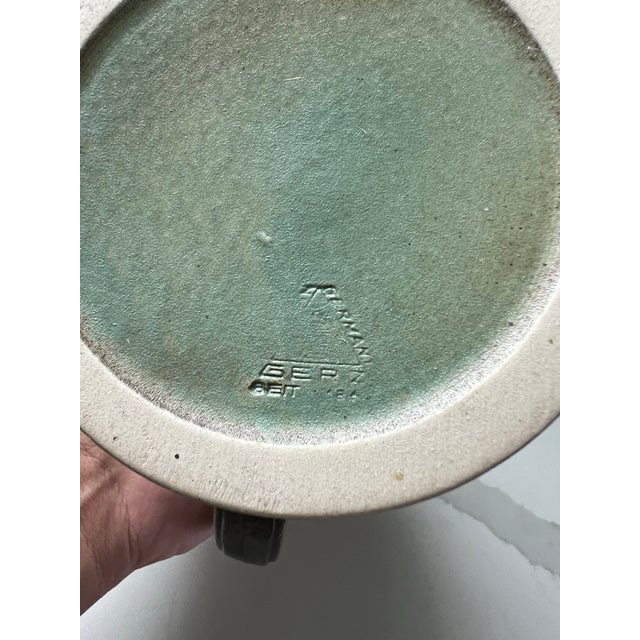 Brown Vintage Gerz West German Beer Stein With Pewter Lid For Sale - Image 8 of 10