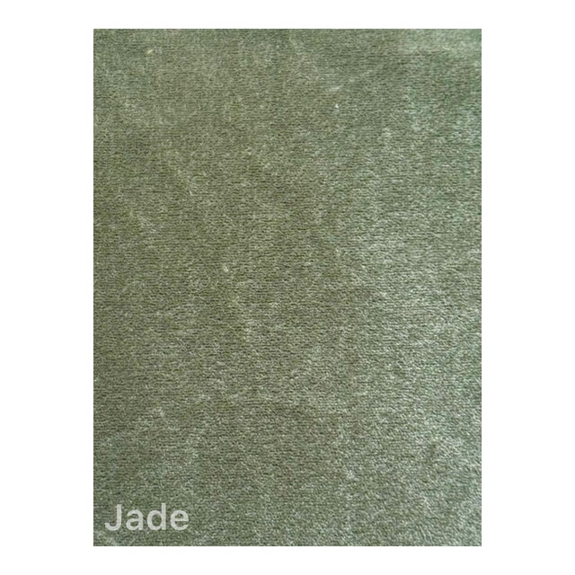 Jade Linen Velvet Performance Sample For Sale