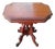 Antique Victorian Eastlake Solid Walnut Parlor Table 1870s For Sale