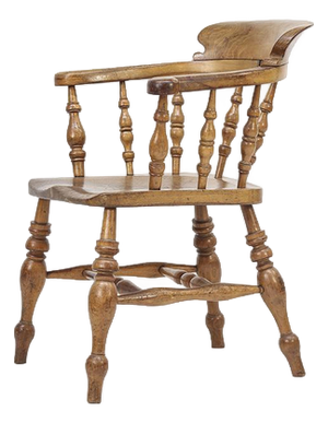 Antique English Countryhouse Captain Chair