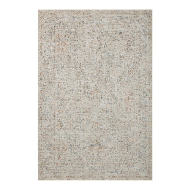 Amber Lewis x Loloi Honora Bone / Multi 11'-6" x 15'-6" Area Rug For Sale
