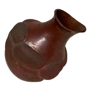 1950s Vintage Hammered Copper Vessel
