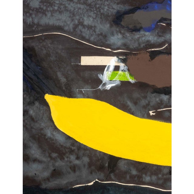 Jack Roth "Diana's Banana" Acrylic on Canvas, 1976 For Sale - Image 4 of 10