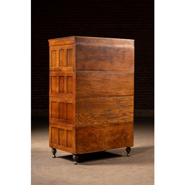 Early 20th Century Antique Four-Stack Flat File by Economy For Sale - Image 5 of 12
