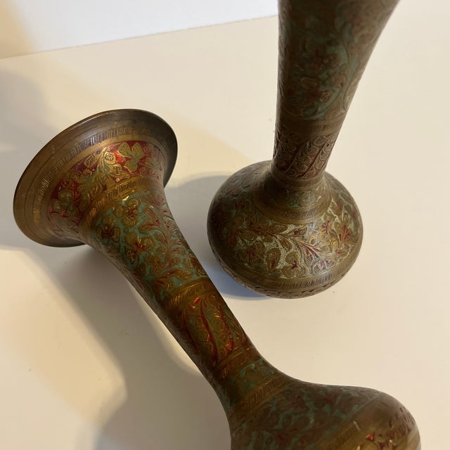 Mid 20th Century Reticulated Footed Bowl and Two Vases, Made in India- 3 Pieces For Sale - Image 12 of 12
