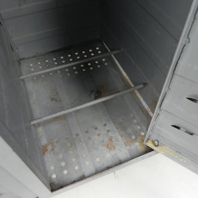 Industrial Steel Locker With 3 Doors For Sale - Image 13 of 18