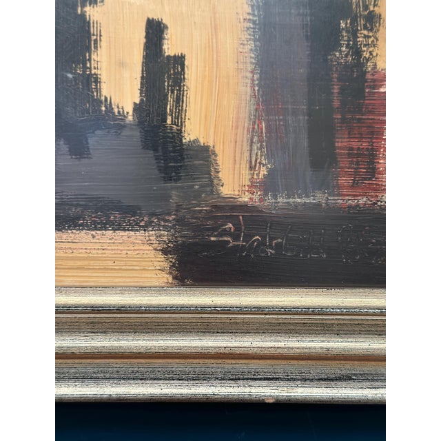 R. Adiels, Abstract Composition, 1950s, Acrylic, Framed For Sale - Image 9 of 11