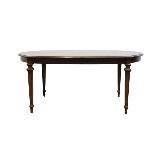Thomasville Thomasville Furniture Cellini Collection Italian Provincial 68" Oval Dining Table 7421-752 For Sale - Image 4 of 10