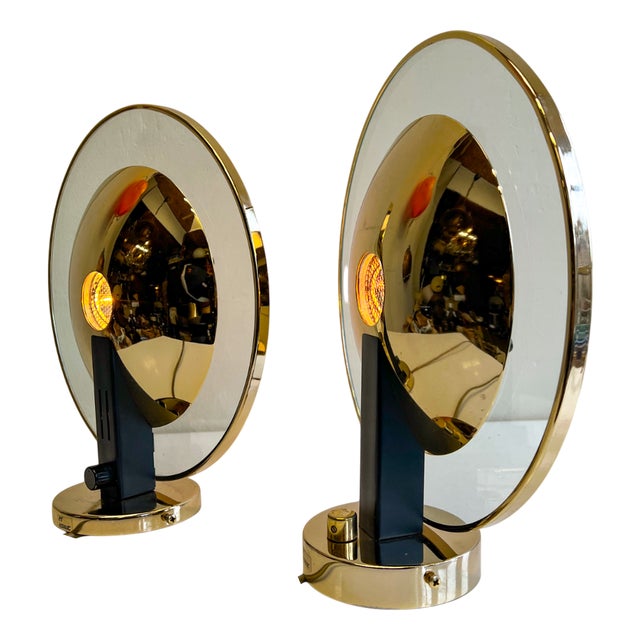 Brass and Glass Wall Sconce from Estiluz, Spain, 1990s For Sale